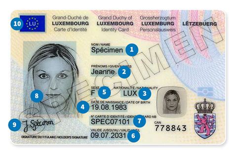 luxembourg identity card requirements